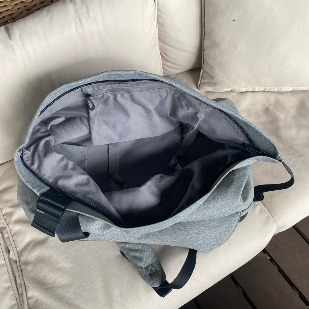 COTE & CIEL Isar EcoYarn Melange Heathered Grey Backpack - Large - Paris - Picture 9 of 10